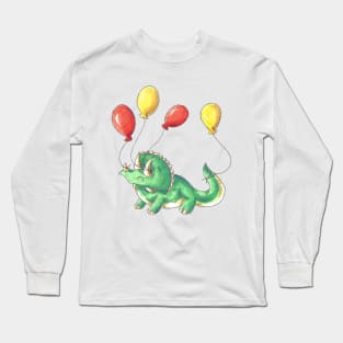 Three Horns, Four Balloons Long Sleeve T-Shirt